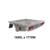 Aluminium Tray deck 1650L - Raw aluminium