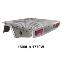 Aluminium Tray deck 1800L - Raw aluminium